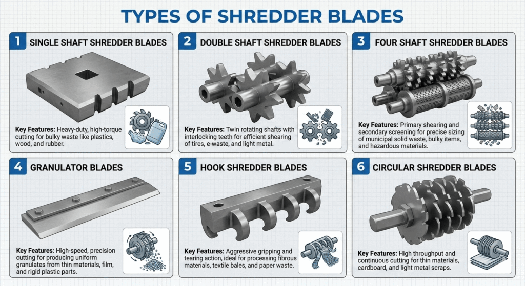 Understanding Different Types of Shredder Blades